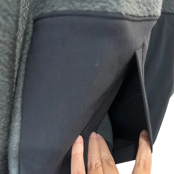 Allbirds men’s Fluff Fleece Pullover L grey black cozy pocket outdoors NWT - Picture 5 of 11